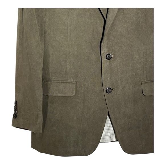 Lauren Ralph Lauren Mens 42R Brown Two Button Blazer Jacket Vented - Picture 3 of 7